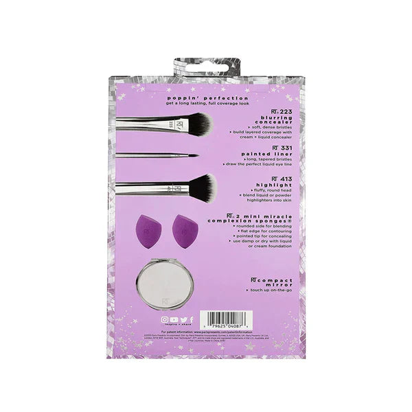 Real Techniques-Limited Edition Poppin' Perfection Brush Set