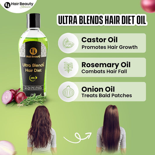 Ultra Blends Hair Diet Oil.