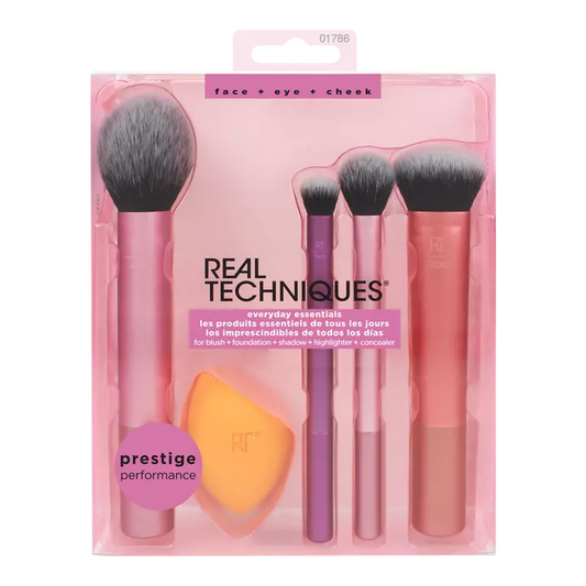 Real Techniques Everyday Essentials Makeup Brush & Sponge Set