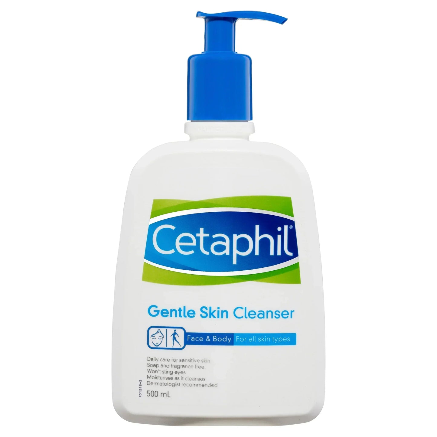 Cetaphil Face Wash, Hydrating Gentle Skin Cleanser for Dry to Normal Sensitive Skin 500 ML