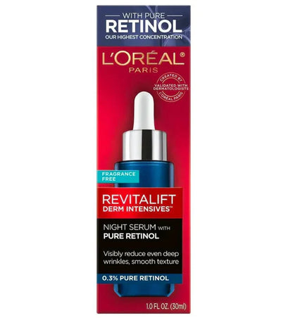 LOreal Paris Revitalift Derm Intensives Night Serum with Pure Retinol