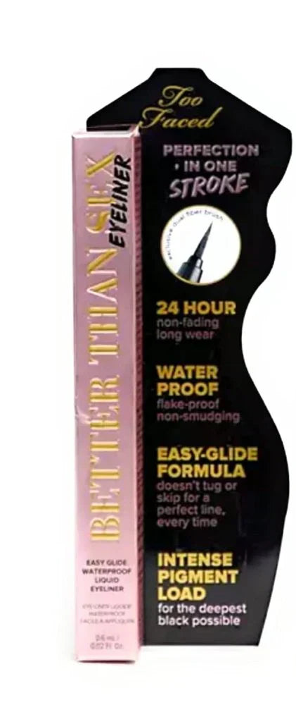 Too faced better than sex eyeliner easy glide waterproof liquid eye liner