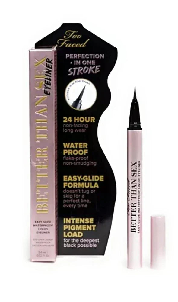 Too faced better than sex eyeliner easy glide waterproof liquid eye liner